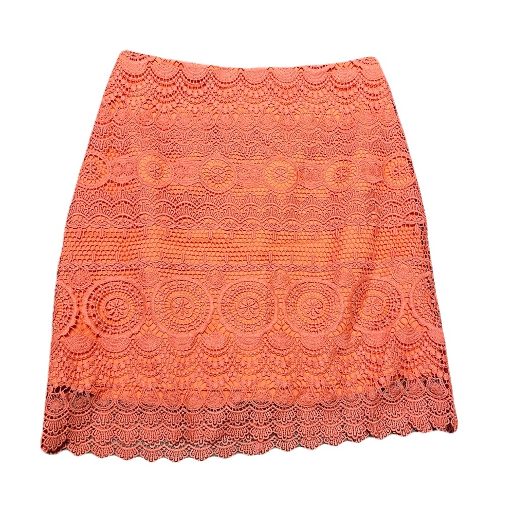 Orange Lace Skirt